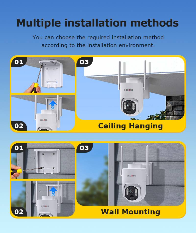 Caméra solaire Wi-Fi ST-627 3MP