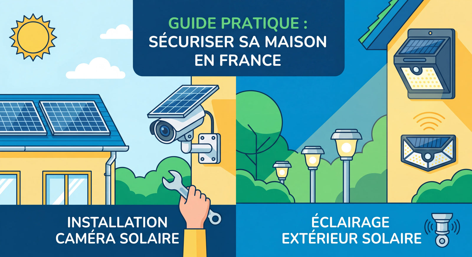 Guide Pratique : Comment Installer et Optimiser Votre Système de Sécurité Solaire à la Maison (Caméra, Éclairage, Détecteurs)