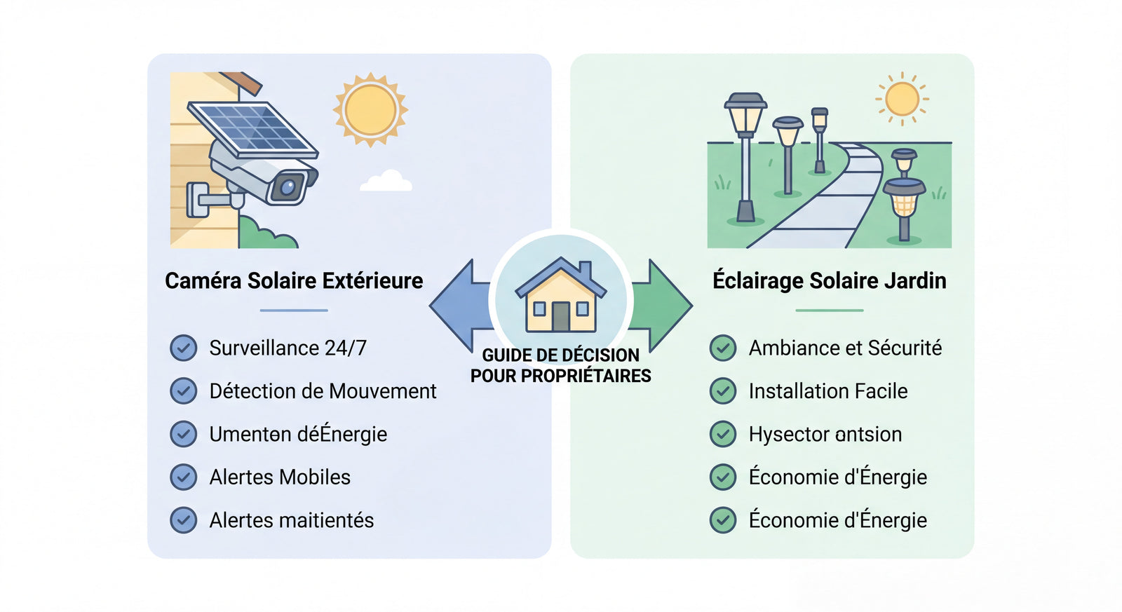 Caméra Solaire, Éclairage Solaire, Filaire ou Batterie : Le Guide Comparatif Ultime pour Bien Choisir