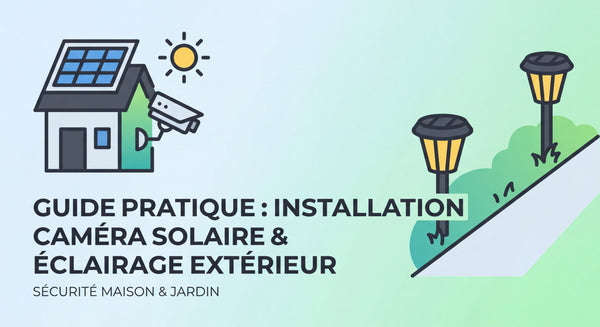 Caméra Solaire & Éclairage Solaire Extérieur : Le Guide Pratique pour Sécuriser Votre Maison Étape par Étape