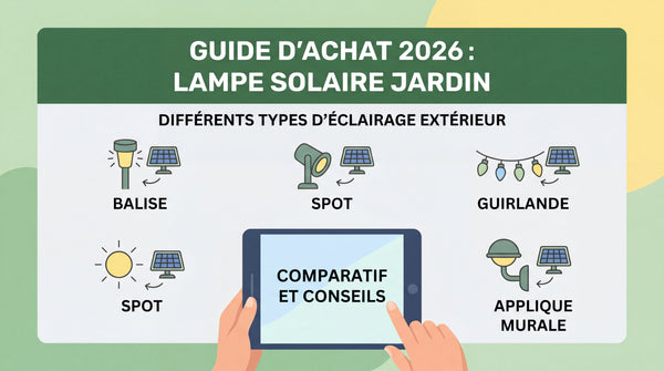 Comment Choisir sa Lampe Solaire de Jardin en 2026 : Le Guide d'Achat Complet