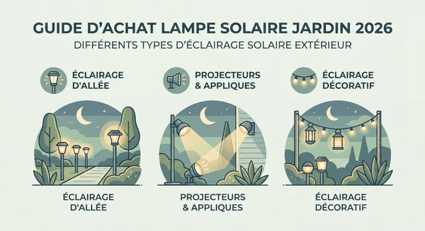 Lampe Solaire Jardin : Guide Complet pour Bien Choisir en 2026