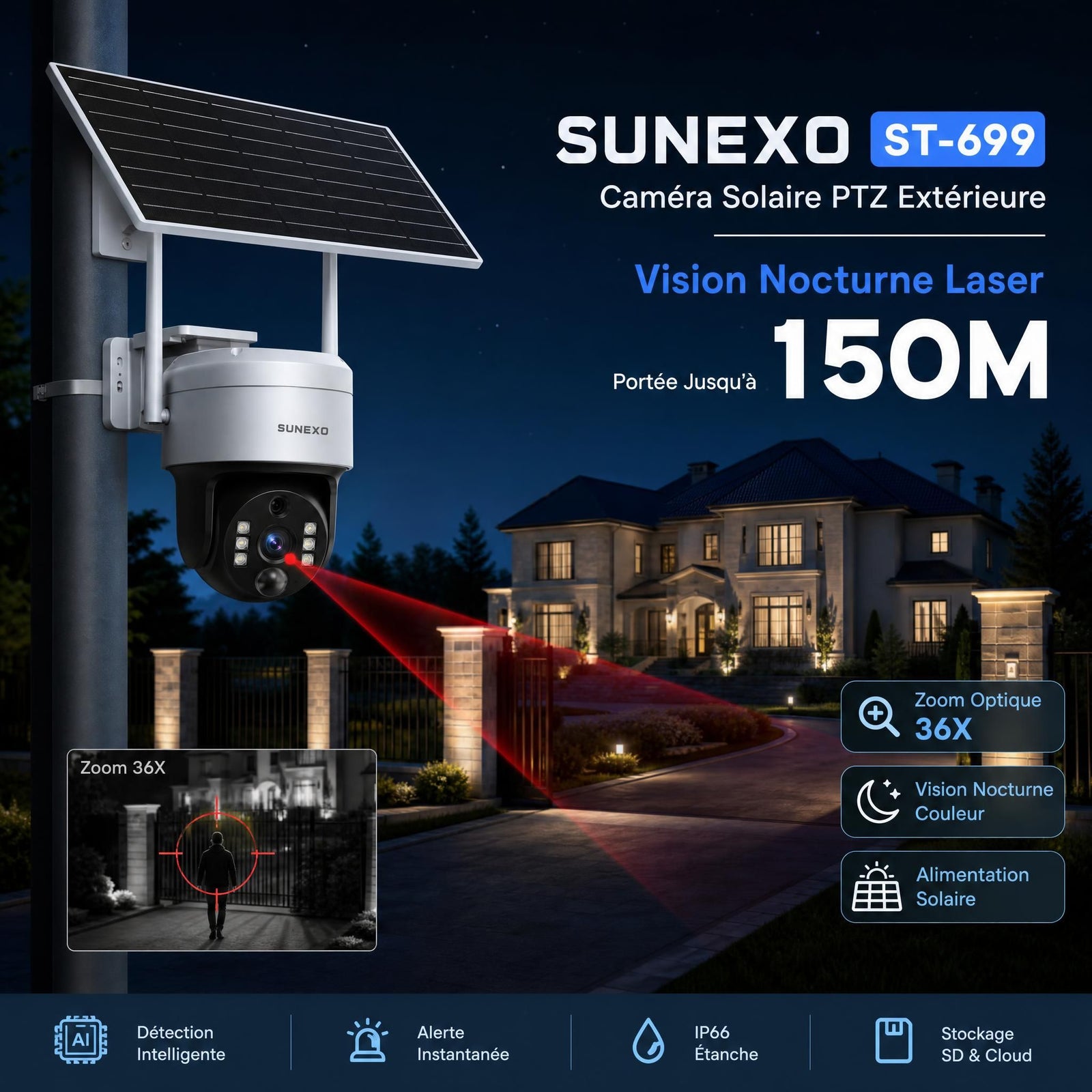 Caméras solaires sunexo : 4 cas réels de particuliers qui ont sécurisé leur propriété sans électricité