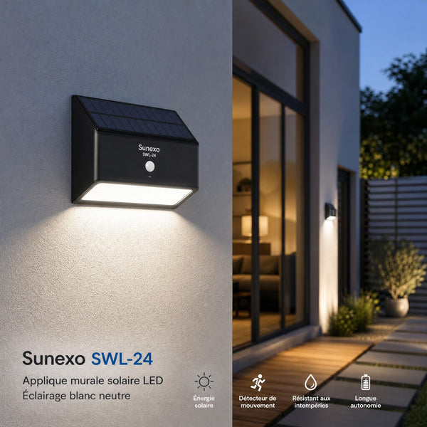 Applique murale solaire : SWL-24, SWL-38 ou concurrent — quel modèle choisir en 2026 ?
