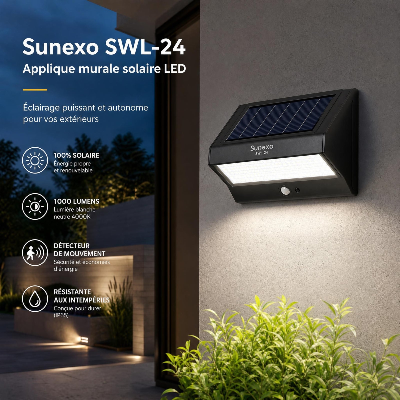 Applique murale solaire : SWL-24 vs alternatives — le guide comparatif complet pour choisir sans se tromper en 2026