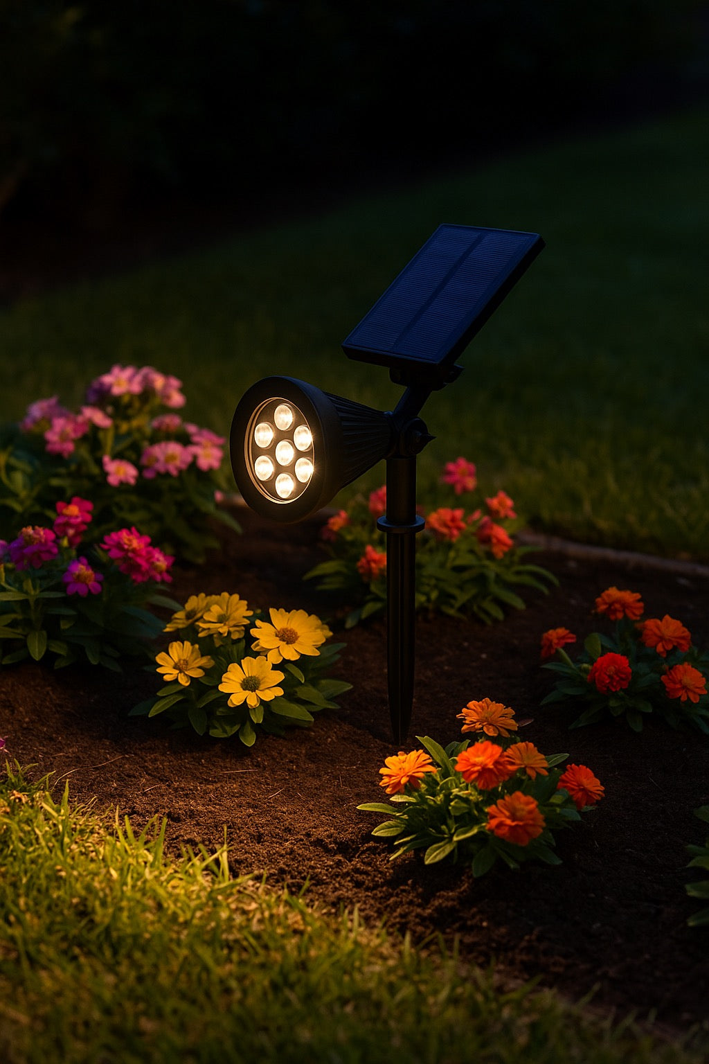 Lampes solaires de jardin