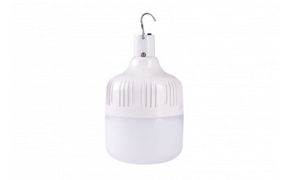 Ampoule LED solaire  optonica avec panneau solaire présentation sur fond blanc