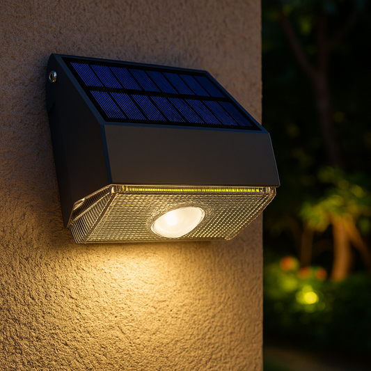 Applique murale LED SWL-11 installée sur un mur 