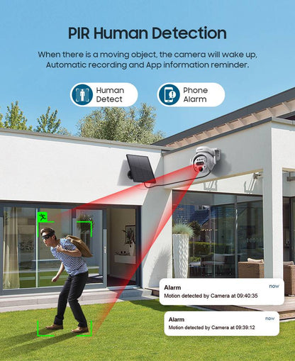 Camera solaire SECTEC ST-515A dectection humainer