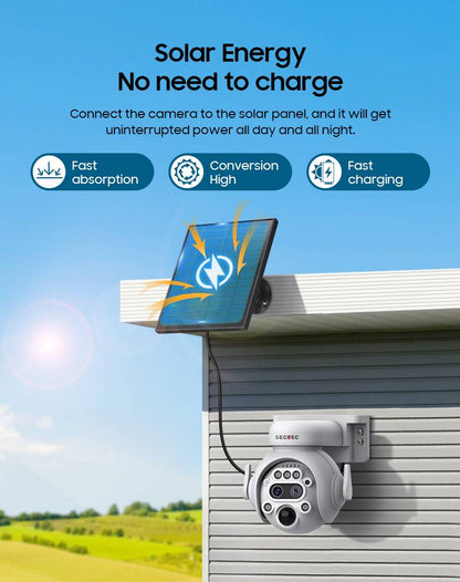 Camera solaire SECTEC ST-515A energie solaire 