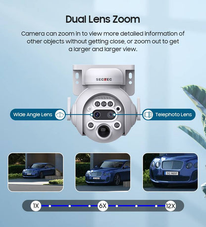 Dual lens zoom