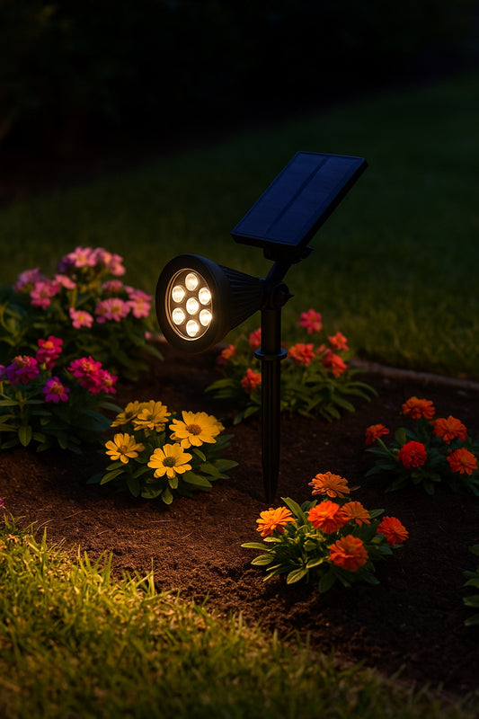   Lampe Solaire de Jardin LED Optonica dans son jardin 