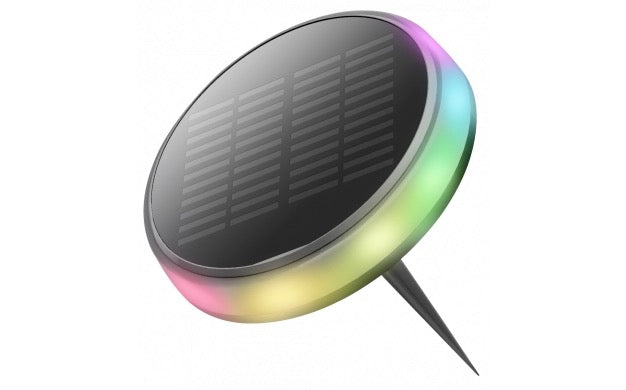Lampe de jardin solaire à LED RGB