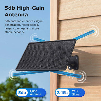 Routeur Solaire 4G+ WiFi Autonome | Extérieur Sans Fil | Réseau Plein Air | Sunexo ST-SR08