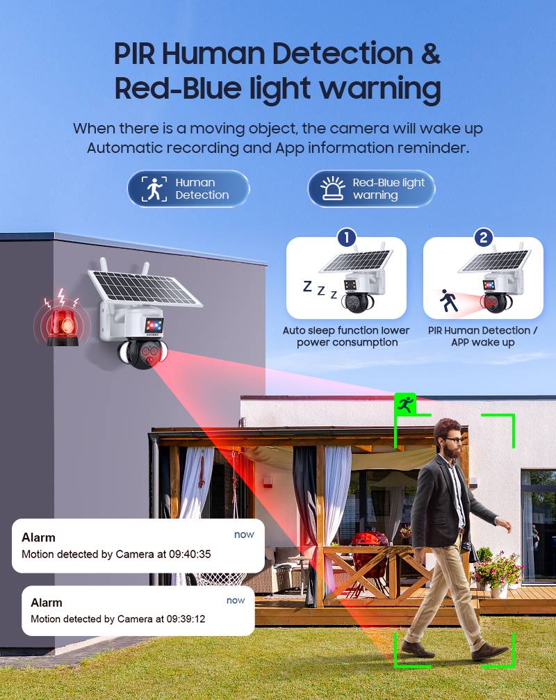 Solarkamera WiFi Sectec ST-558