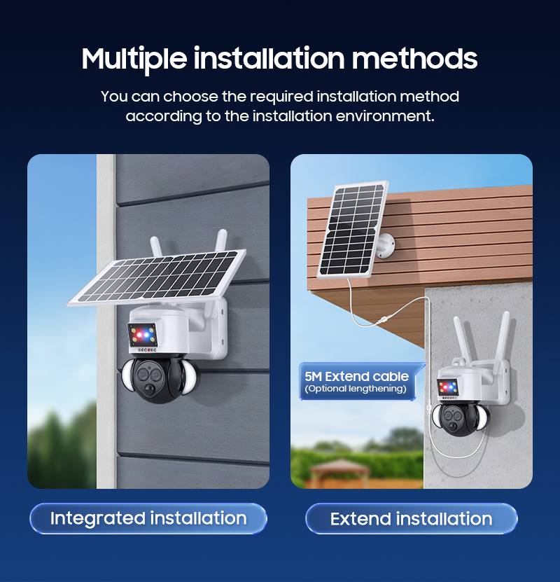 Solarkamera WiFi Sectec ST-558