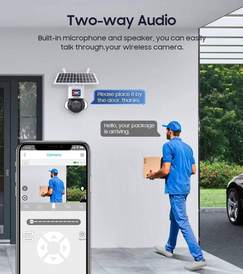 Solarkamera WiFi Sectec ST-558