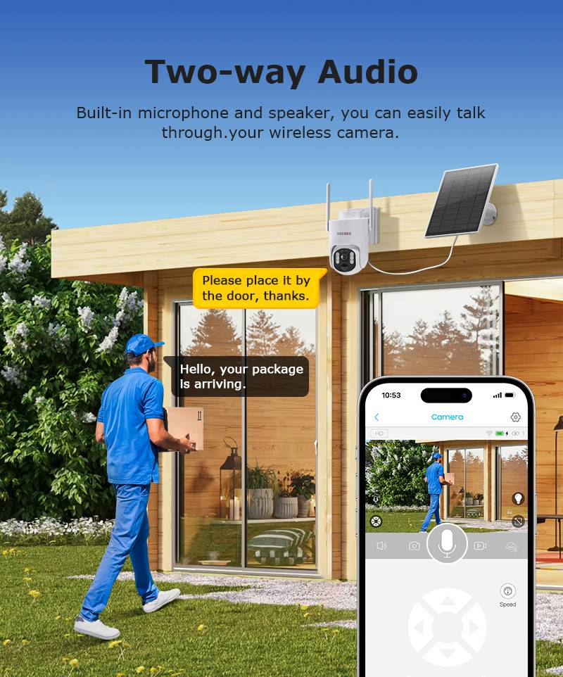 Wi-Fi Sectec ST-627 Solarkamera