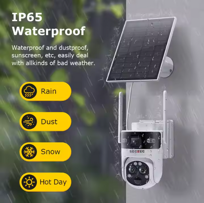 Wi-Fi-Sekt-637 Wi-Fi Solar Camera-6mp