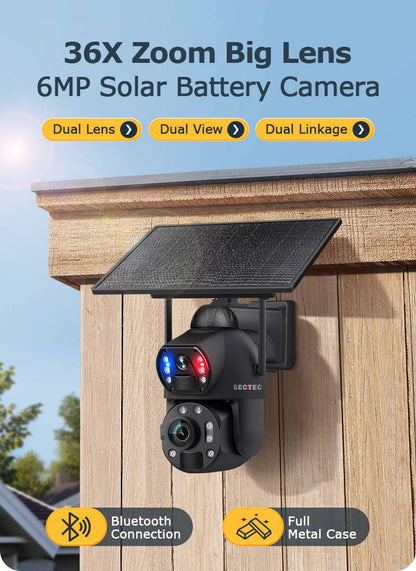 Wi-Fi Sectec ST-699 Solarkamera
